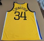 NBA 34 Livingston Warriors Maillot jaune